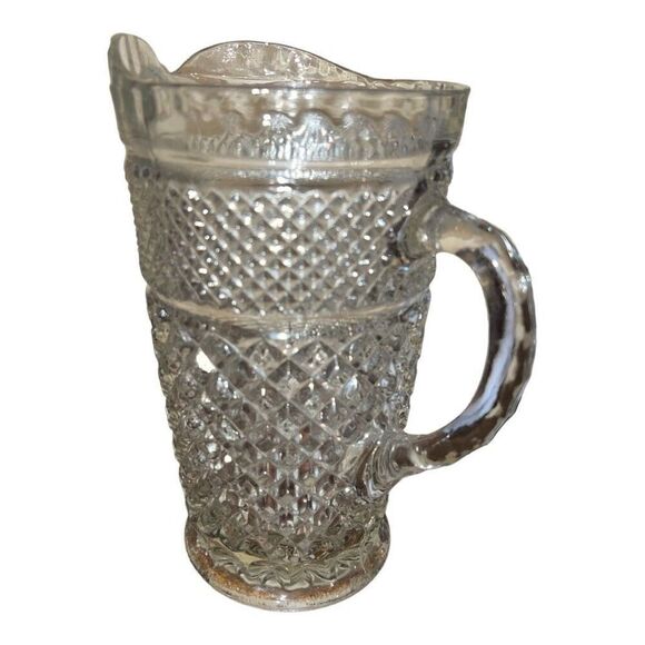 Pitcher, Wexford, Anchor Hocking, Discontinued Pattern, Vintage, Barware, Bar Ca - Picture 2 of 3